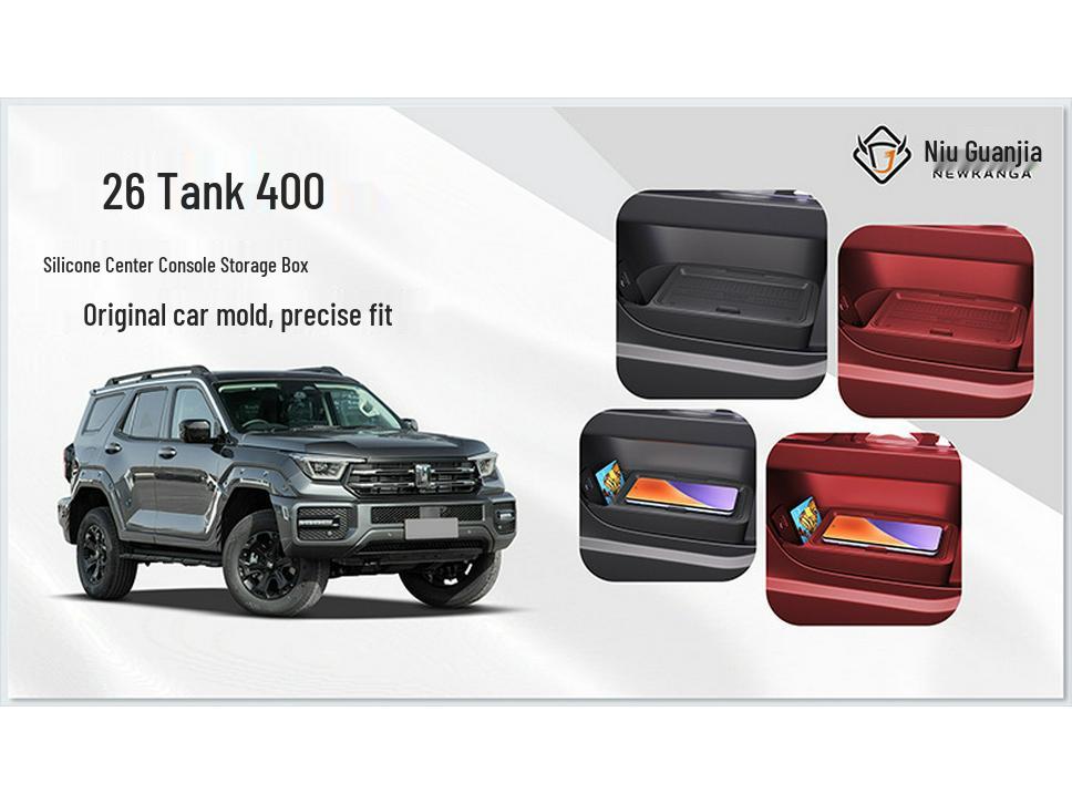 Tank 400 Center Console Armrest Box Storage - Car Interior Accessory