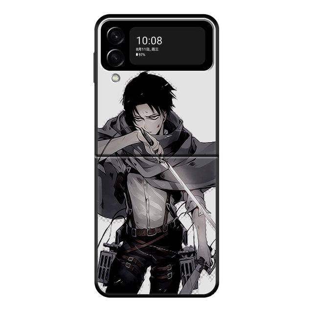 Hard Pc Shingeki No Kyojin Attack On Titan Phone Case For Samsung Flip Zflip Z Flip3 5g Zflip3 Fundas