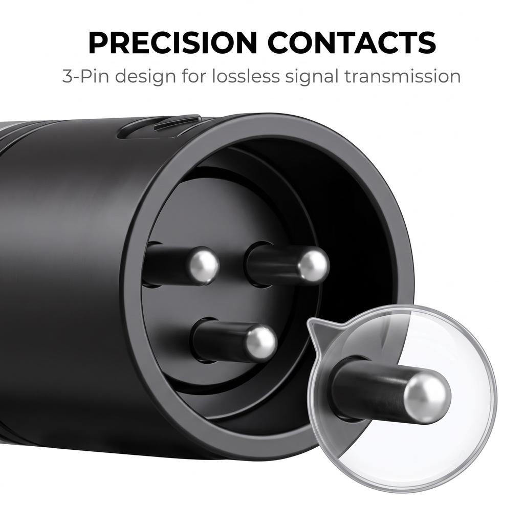 2PCS XLR 3Pin DMX 512 Terminator Resistor DMX512 Terminal Resistance for Digital Multiplex Light Moving Head Light Stage