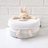 Cute Cartoon Cotton Rope Tissue Box Bear Bunny Woven Tissue Holder for Bathroom Bedroom Desk | Kawaii Home Decor Tissue Cover