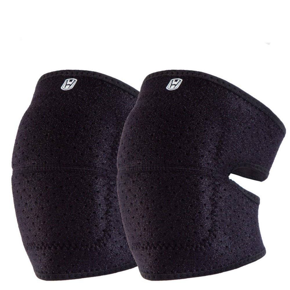 

1Pair Sponge Knee Protector Support Thickened Knee Braces Sports Dance Knee Pad Fitness Gear M чёрный