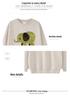 Korean Style Maternity Sweatshirt & Jeans Set - Spring/Autumn High-End Round Neck Outfit