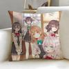 classic anime Alya Hides Feelings Cushion Cover Soft  EasyWash Pillow Case  Versatile for Couch Bed Travel and Office