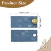 4Pcs Jeans and Pants Button Extenders Button Extenders for Pants Denim Adjustable Waist Extender for Women Men Trousers 3.1x1.5"