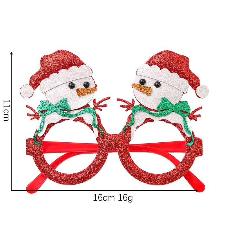 Festive Headband Eyeglass Frames: Christmas, Halloween, Valentine's Day & Party Glasses with Santa Claus Design