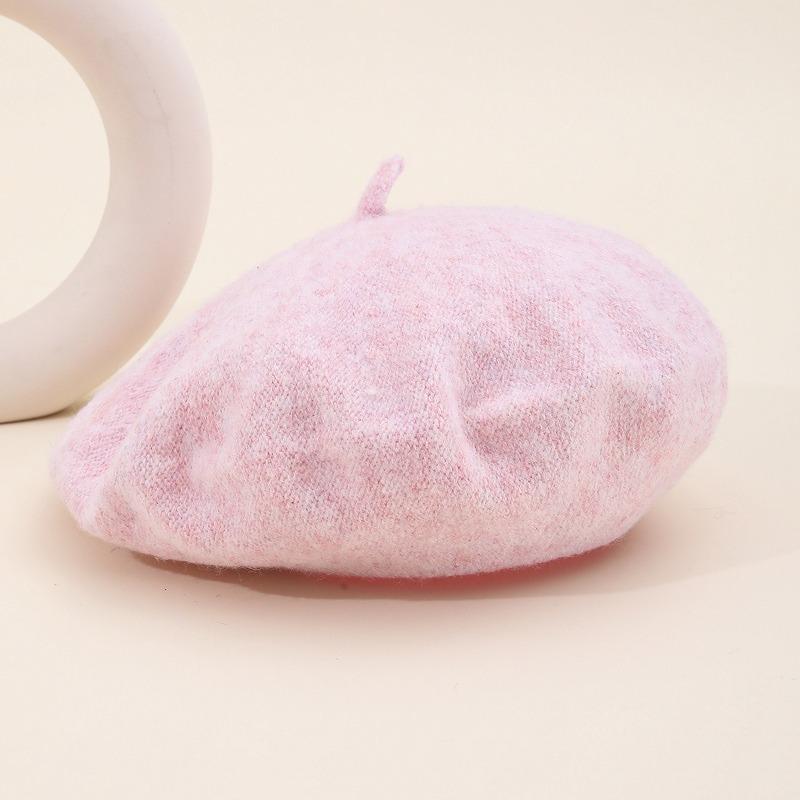 New outdoor fashion warm beret painter hat woolen bud hat sketch hat women's literary hat