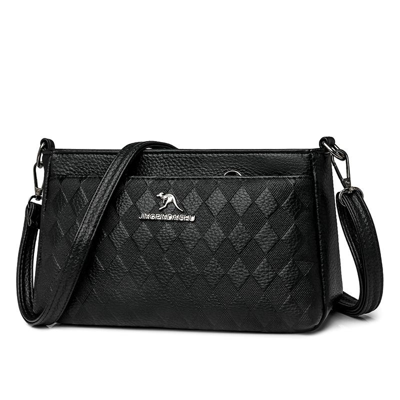Women's Shoulder Bag Large Capacity Crossbody Bag PU Mother Bag Small Square Bag Mobile Phone Bag