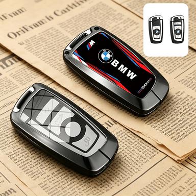 BBKX7 Keychain Case Cover For BMW 1 3 5 7 Series X1 X3 X4 X5 F10 F15 F16 F20 F30 F18 F25 M3 M4 Cool Racing Style Car Anti-Slip Key Bag