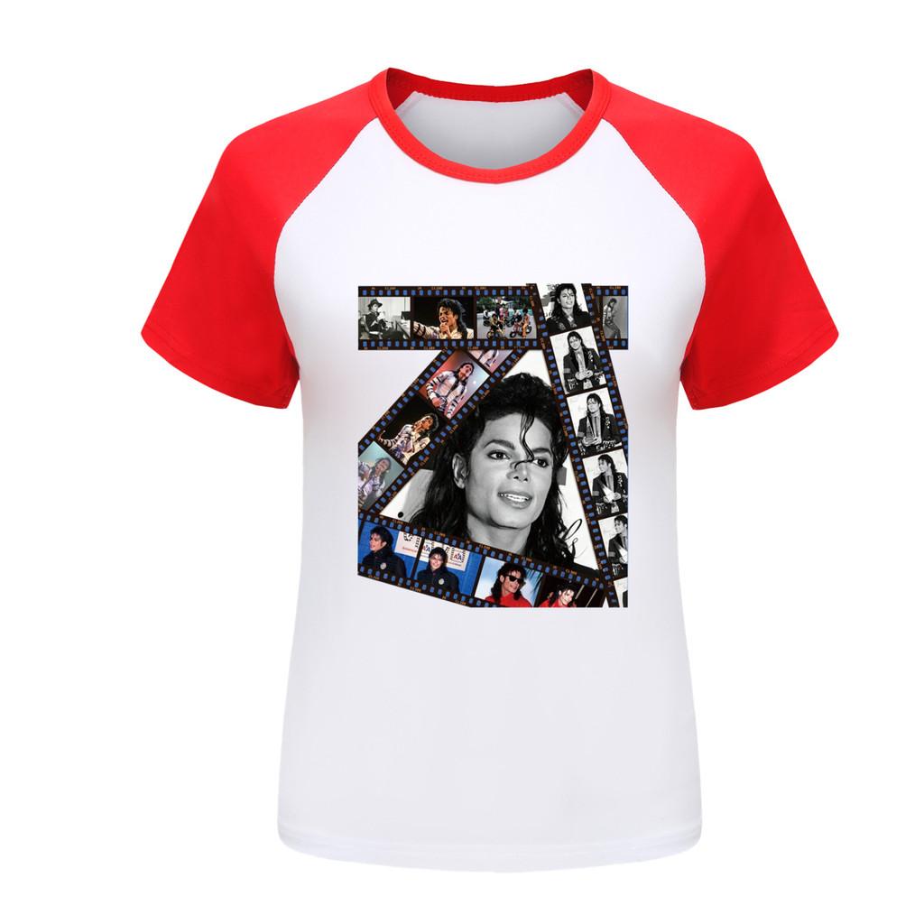 5716 Kids Boys Girls Jackson Print Raglan Sleeves T-Shirt