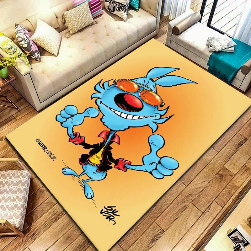 Lupo Alberto Carpet Rug for Living Room Bedroom Home Sofa Decoration,Kids play Nonslip Floor Mat
