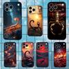 Cool Myth Art Scorpion For iPhone 13,16,11,14,17,12,15,Plus,Pro Max,XS,X,XR,SE,Mini,8,7,Phone Case Soft Silicone Black