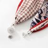 Fashion Magnet Buckle Neckerchief Solid Silk Scarf Women Skinny Headband Hand Wrist Bag Scarves Print Necklace Accessories