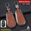 Zinc Alloy Leather Car Remote Smart Key Case Cover Holder for Chery Exeed VX FL CDM\LX PHEV Modified 2024 Keychain Accessories