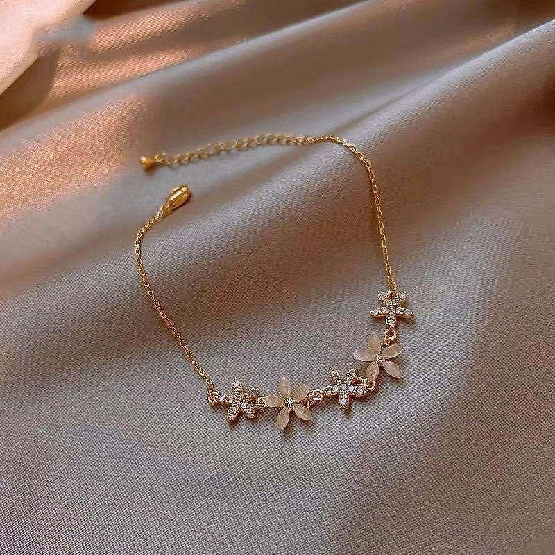 Colorful Zircon Butterfly Drawstring Bracelet Women's Cute Bow Knot Silver Adjustable Bracelet Fashion Birthday Jewelry Gift