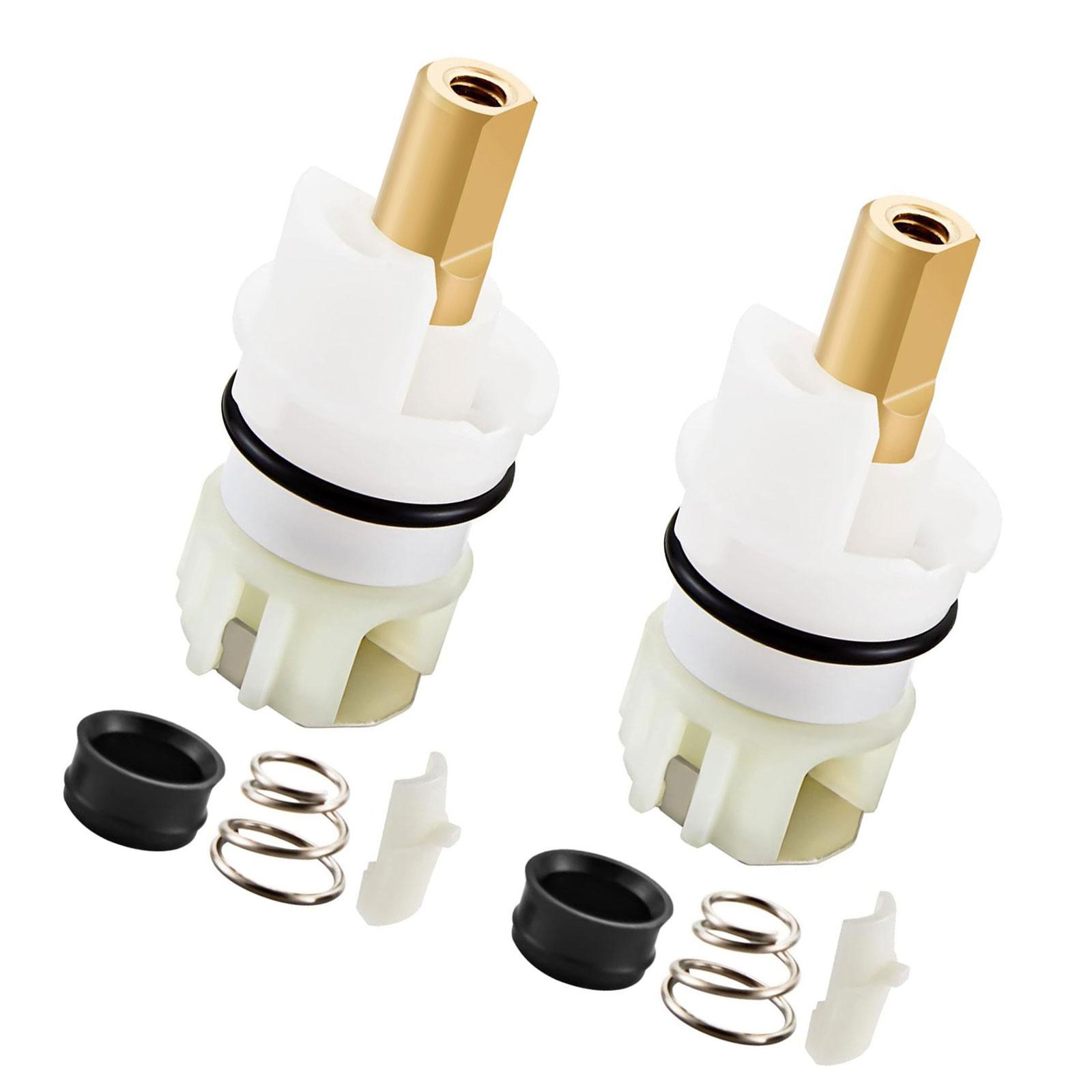 

Faucet Stem Assembly Replacement Kits For Two Handle Faucet Repair Kit With Cartridge Seats Springs Easy to Install 1