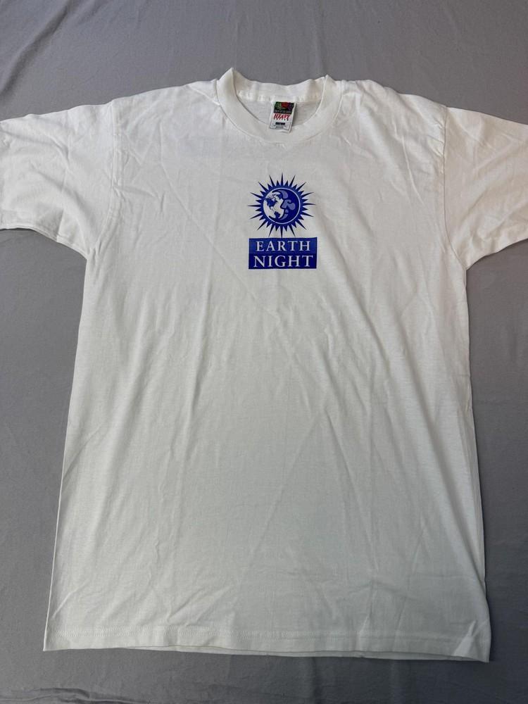 Vtg Earth Night T-shirt Environmental League Massachusetts Unisex T-Shirt XXXL