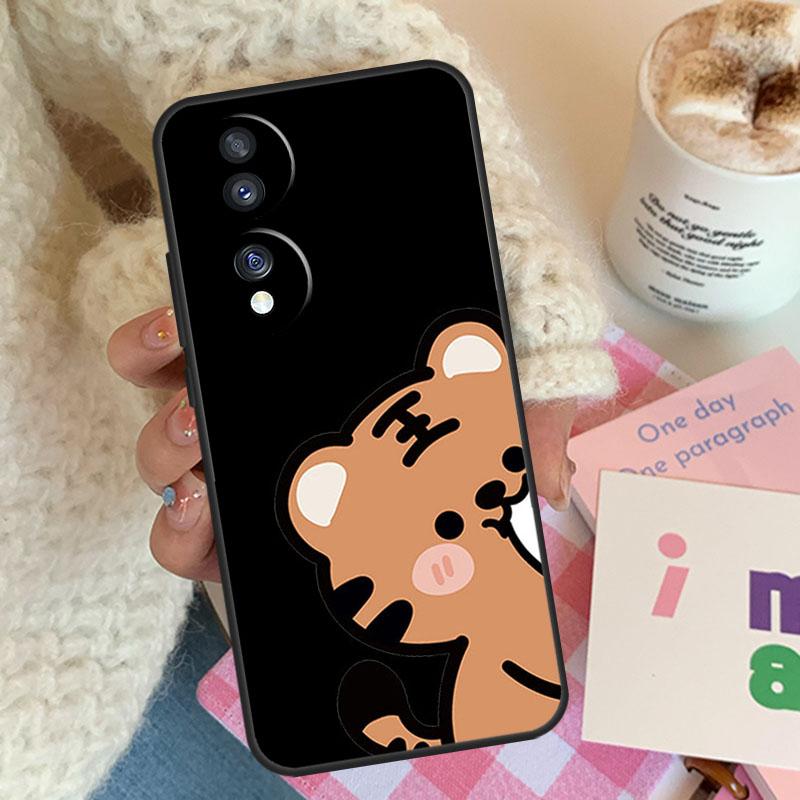 Funny Animal Cats Dog Tiger Couple For Honor Magic 8 7 6 Lite Case For Honor 400 200 Pro 90 70 50 X8c X8b X9a X9b X9c X9d Win RT