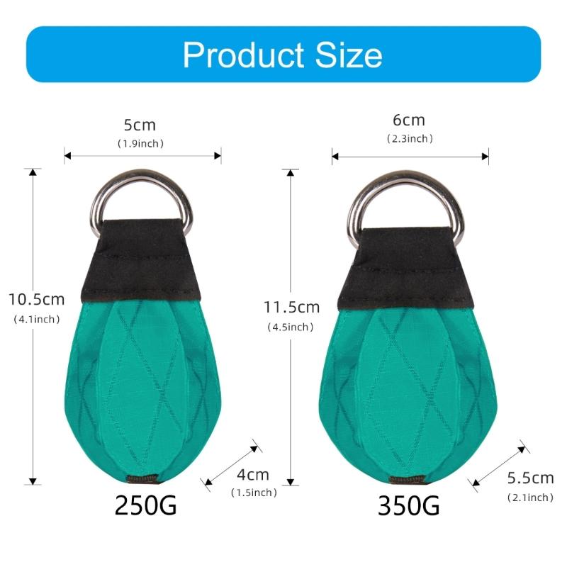 Tear Resistant Throwing Rope Carriers Portable Climbing Ropes bag High Strength Throw Weight Bag Climbing Accessory