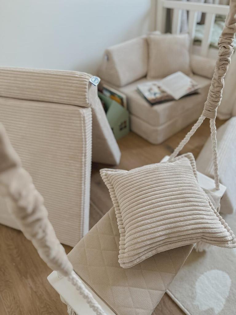 Small Roller for Corduroy Sofa Beige