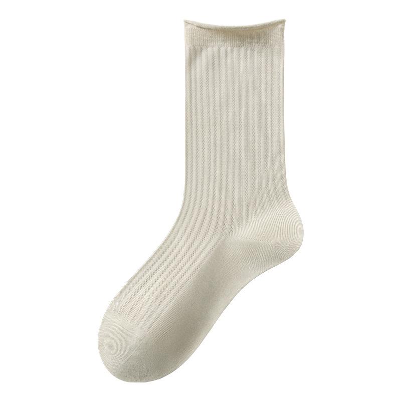 Women's Summer Thin Mesh Breathable Deodorant Cool Feeling Everything In The Tube Stack Socks