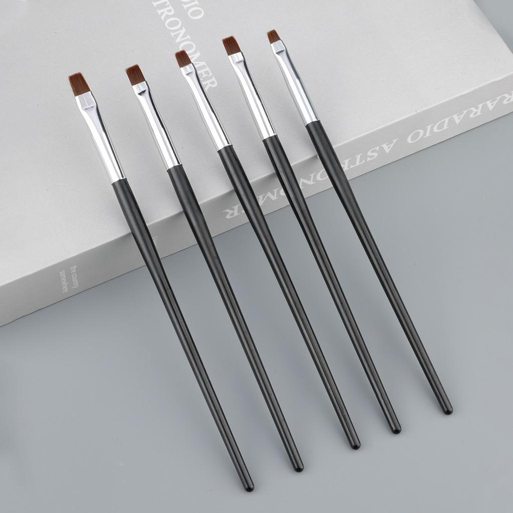 5 Pcs Dental Resin Brush Pens Dental Shaping Silicone Adhesive Composite Porcelain Teeth Dentist Tools Dentistry Lab Tool