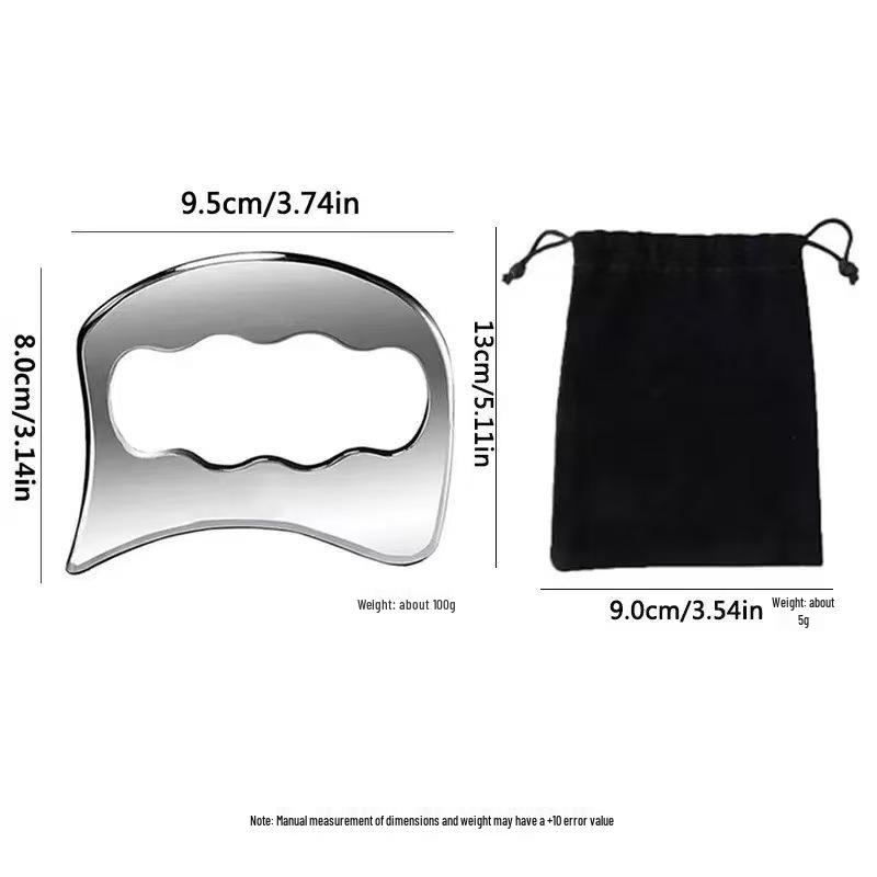 Stainless Steel Gua Sha Board for Full Body Muscle Relaxation and Circulation