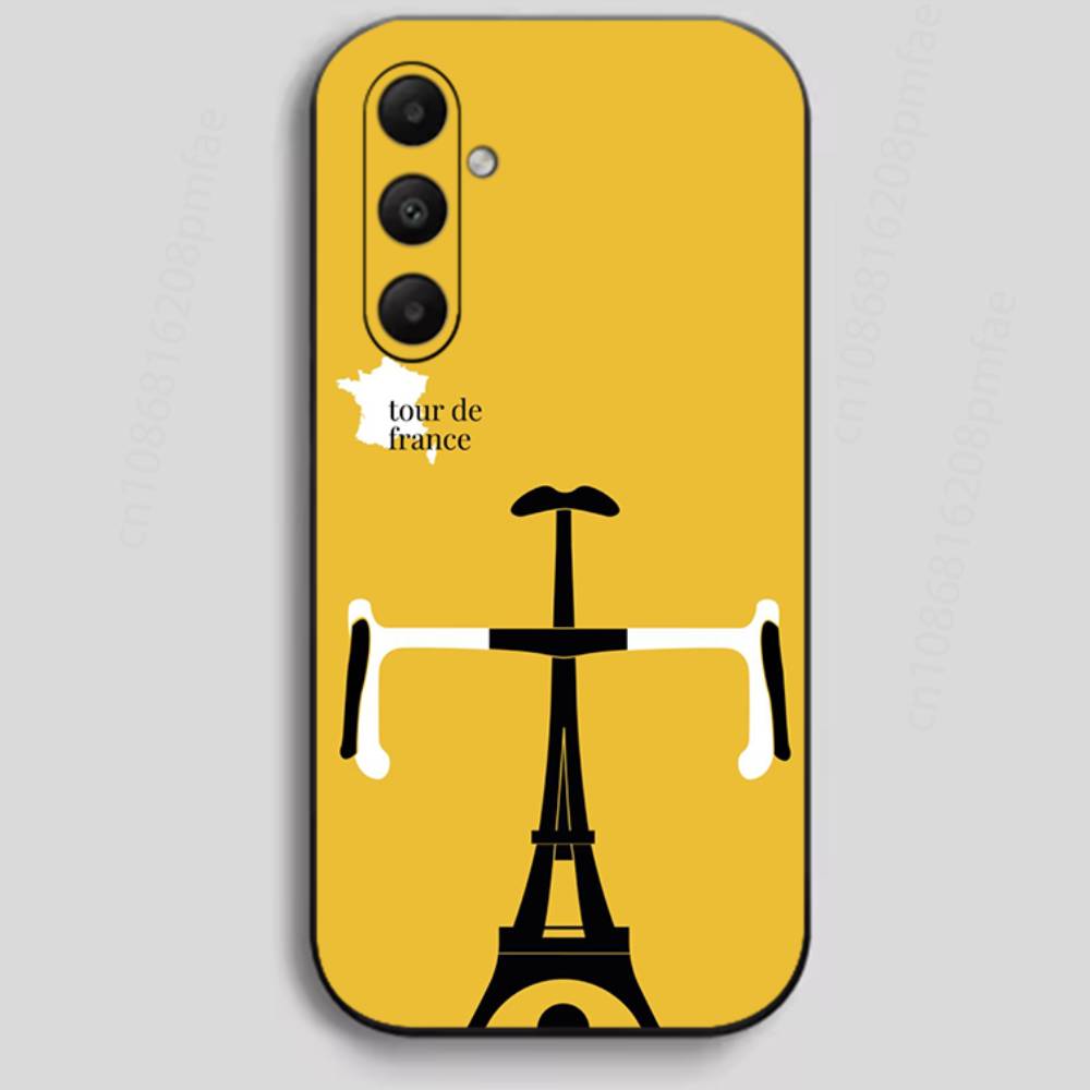 Bike Tour de France Phone Case For Samsung Galaxy A13,21s,22,31,32,40,52,71,A91 Soft Black Shell
