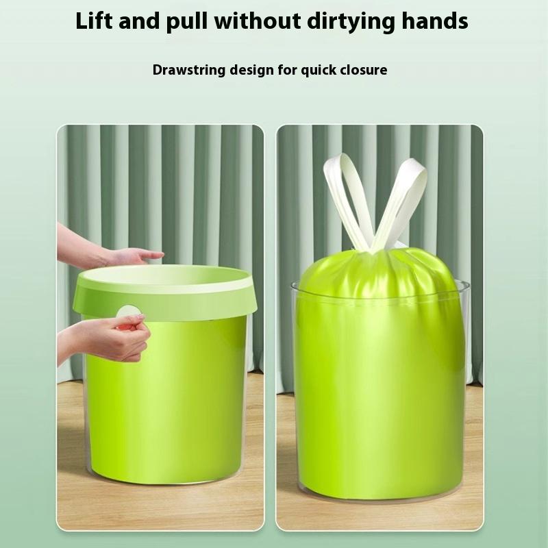 Bolsa de Basura con Cordón Sin Lágrimas Almacenamiento Cocina Baño Bolsa de Limpieza de Basura Bolsa de Basura de Ajenjo Antimosquitos y Antiolor
