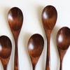 Natural Wooden Spoon Home Flatware Porridge Bowl Chinese Bamboo Dinner Spoon Japanese Soup Spoon for Restaurant Dinner Tableware