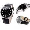 Emporio Armani Men's Quartz Leather Strap Watch, Black, AR11186, Perfect for School Entrance Ceremonies, Civil Service Employees, or Father's Day