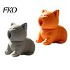3D Printing Cat Figure Printed Figurine, Cute Screaming Ornament, Creative Desk Ornament Kitten Sculpture Desktop Decoration for Home Office Decor Pet