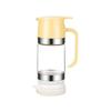 High Capacity Honeys and Syrup Dispenser Press Operated Honeys Jar with Handle for Breakfast and Cooking Kitchen Gadget