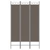 Vidaxl Parawan 3-Panelowy, Antracytowy, 120X220 Cm, Tkanina