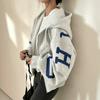 Women's Trendy Sweater Zippered Casual Fashion Printed Versatile Long Sleeve Top