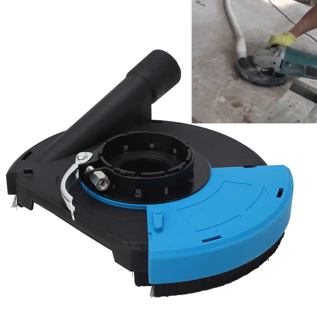 Dust Shroud for Angle Grinder 7 Inch Universal Surface Grinding Dust Shroud 180mm Blue Black