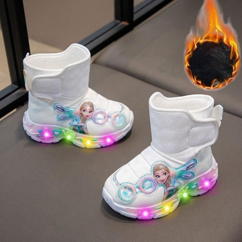 

Anti-slip Hiking Boots with Light-up Shoes, Girl s Short Boots 23