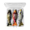 3Pcs Fishing Swimbaits  Fishing Lures Multi Jointed Artificial Hard Baits Slow Sinking Simulated Swimming Lures