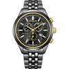 Watch (Limited Edition / 10 ATM Water Resistant / Eco-Drive Solar Powered) AT2576-68E LIGHT In BLACK Chronograph CITIZEN COLLECTION Men's Bu