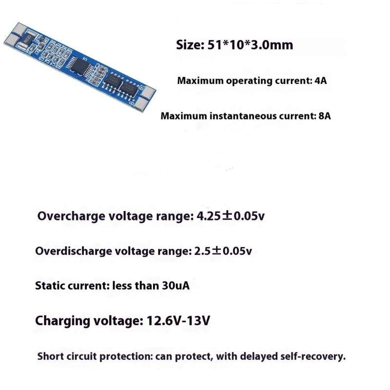 Triple Cell 12V 18650 Liion Battery Charger Protection Circuit Module For LED Lighting Systems