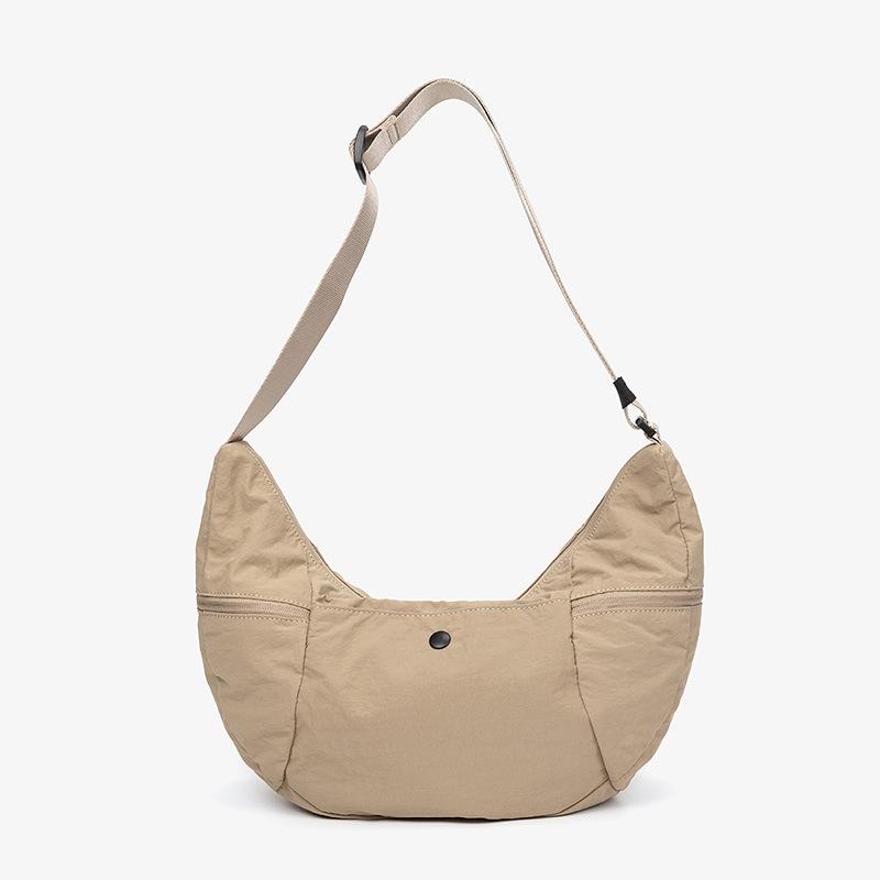 

Сумка из бычьего рога Moon на одно плечо, вместительная сумка для йоги и фитнеса large хаки