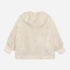Thursday Island Unisex Flower Embroidery Nylon Hooded Jumper T264mjp233w