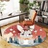 1pc Rabbit Stars Round Chair Mat Office Area Rug - Non-Slip, Floor Mat for Office, Bedroom, Ideal Home Decor Gift C0112131