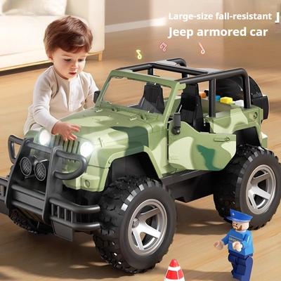 Children's Toy Car Simulation Camouflage Fire Truck Police Car Off-road Vehicle Boy Inertia Car