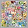 50 Sheets of Transparent Stickers: Ideal for Bouquets, Daily Photos, Luggage, and Camera Decoration