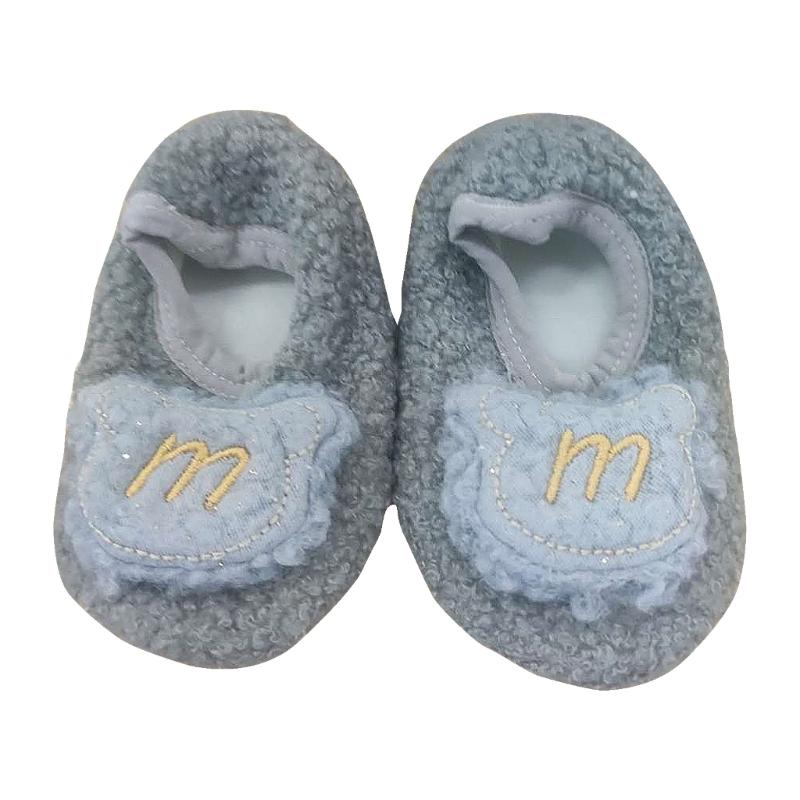 

1 Pair Non Slip Baby Socks for Toddlers Soft Bottom Socks Shoes with Attractive Cartoon Pattern Designing Cute Prewalker 6 to 12Months коричневий