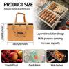 Dupont Paper BBQ Resting Bag Good Heat Retention BBQ Insulated Bag Large Capacity Meat Resting Blanket Reusable for Outdoor