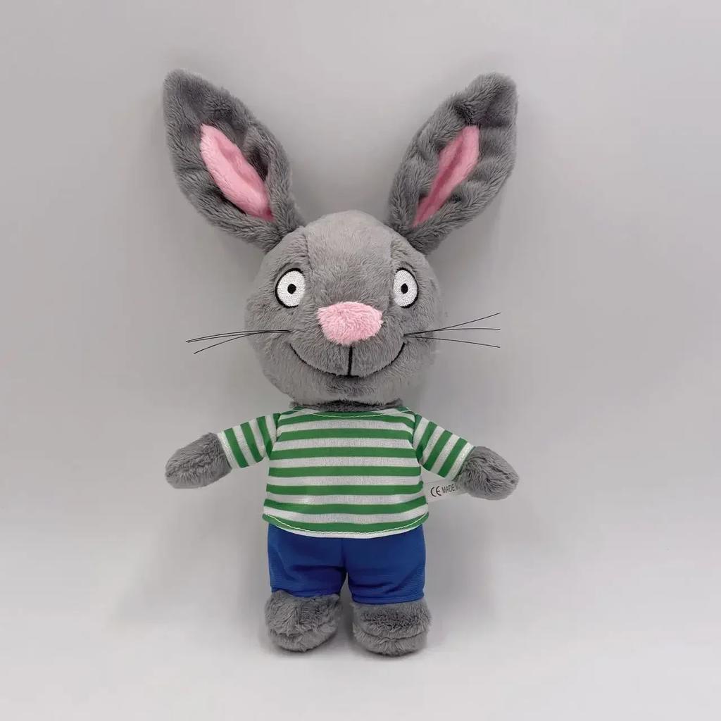 Kids Cartoon Plush Toy Set Rabbit Mouse Pig Frog Stuffed Animals Educational Soft Dolls Christmas Birthday Gifts