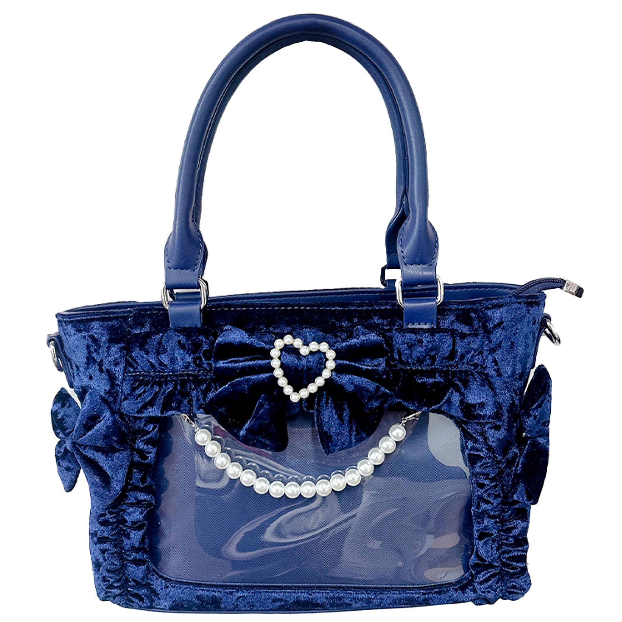 

Жемчужная лента бархатный ита-бэг синий [Лучшее пожелание] [Б/у] синий