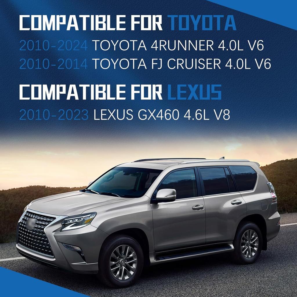 CA10835 Engine Air Filter Compatible With 2010-2024 Toyota 4Runner, 2010-2014 Toyota FJ Cruiser, 2010- Lexus GX460, 17801-38050, 1780138051