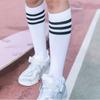 Unisex Compression Socks Football Socks Non-slip Long Tube Knee High Stockings Socks Striped Soccer Socks Running Sports Socks